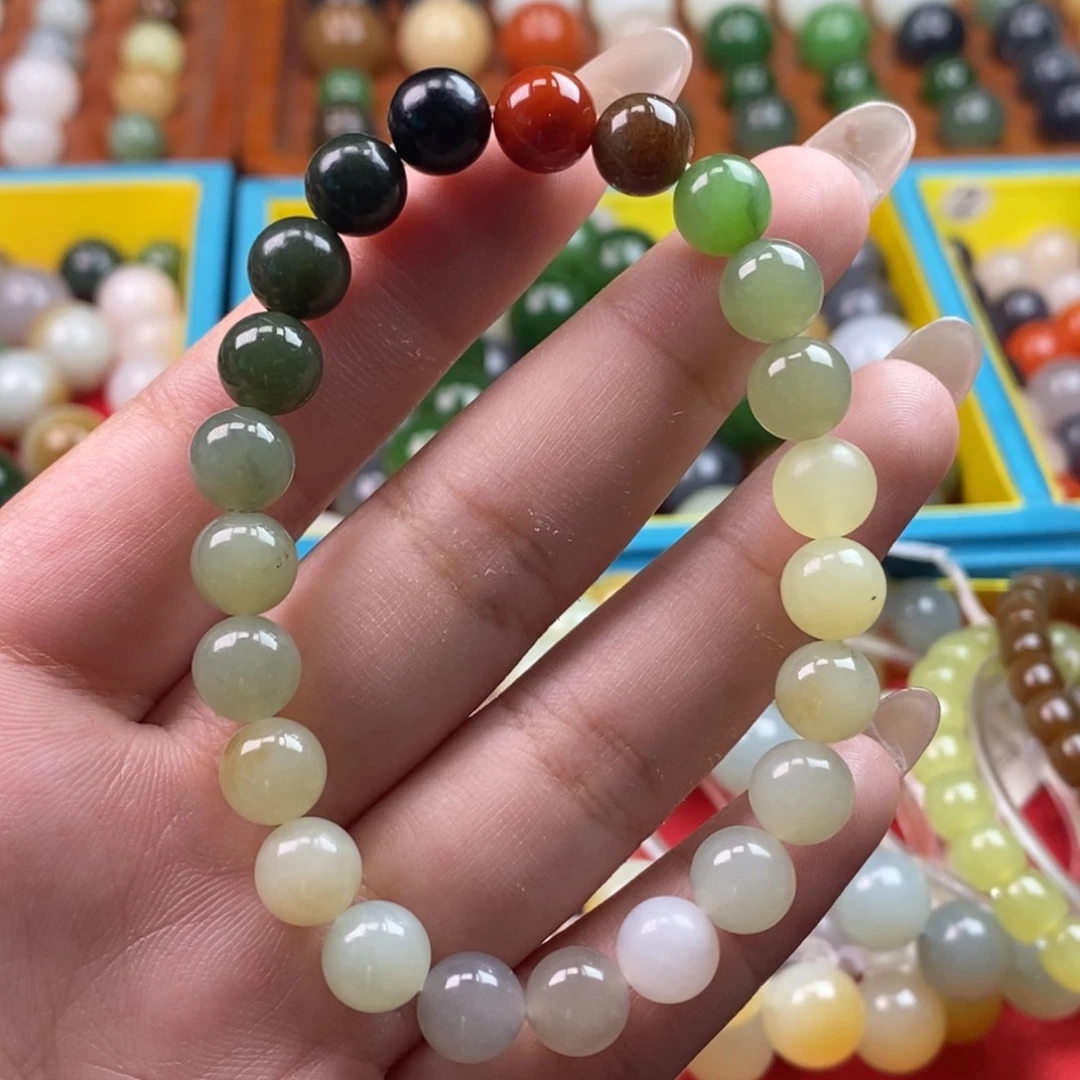 手串未镶嵌和田玉福利多宝手串z 8