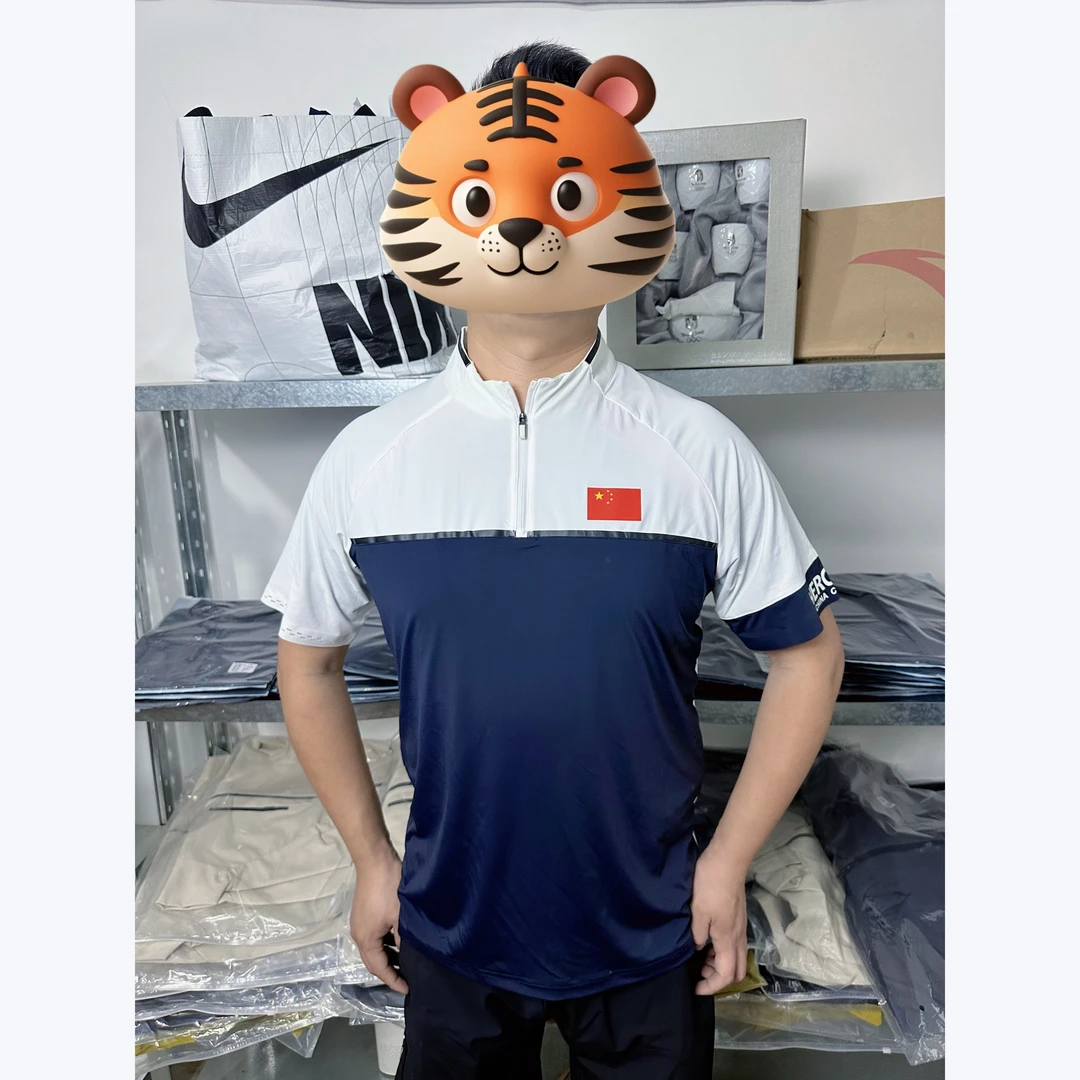 新款夏季透气舒适休闲文化POLO衫男女同款凉感公司通用翻领短袖