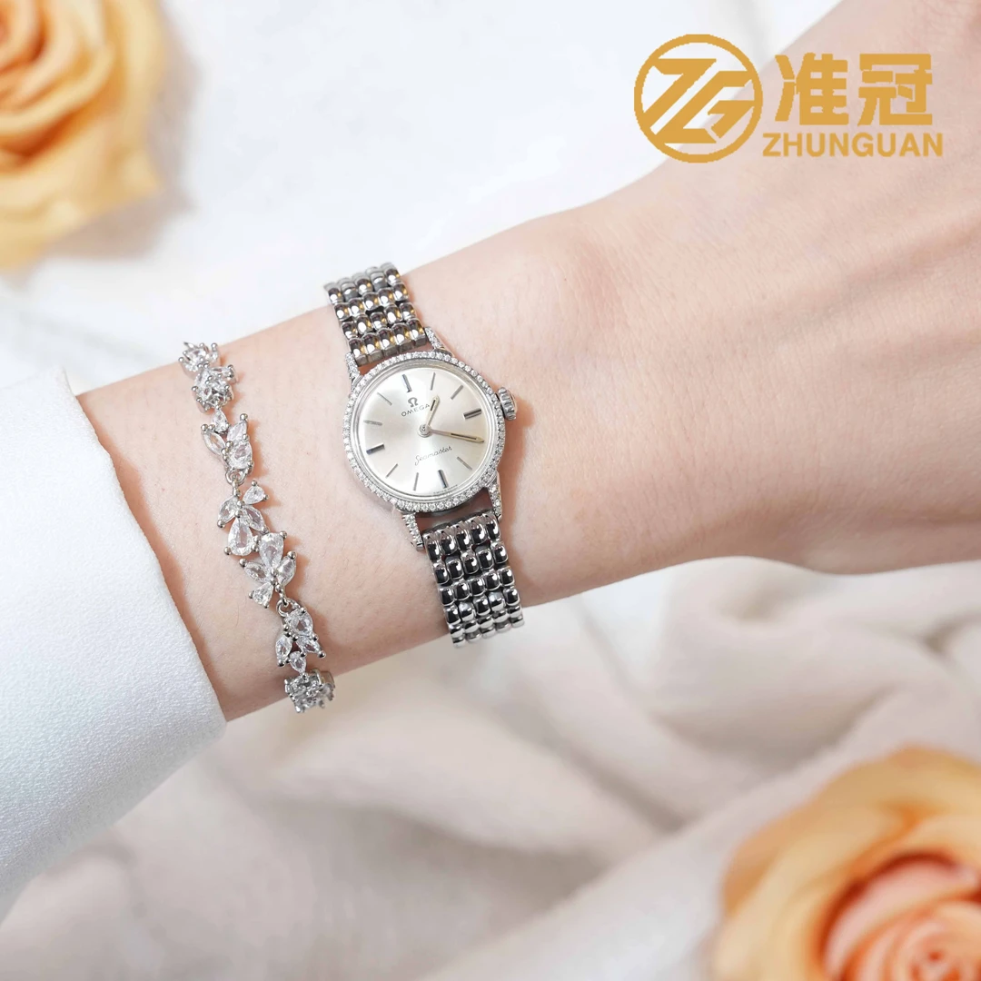 95新 Omega/欧米茄 21mm手动机械ZP5838海马系列瑞士名表