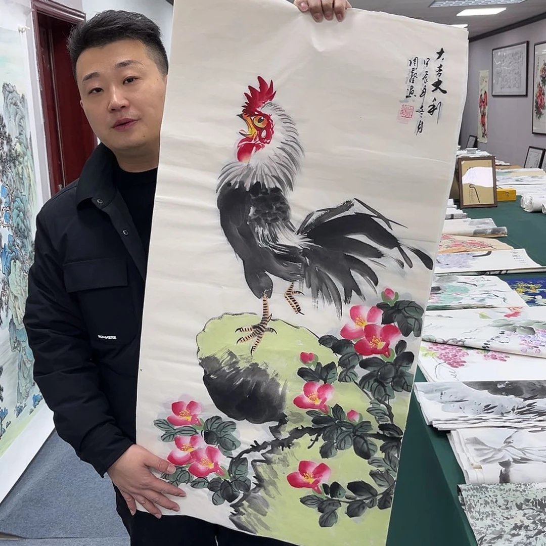 国画宣纸国画作品纯手绘