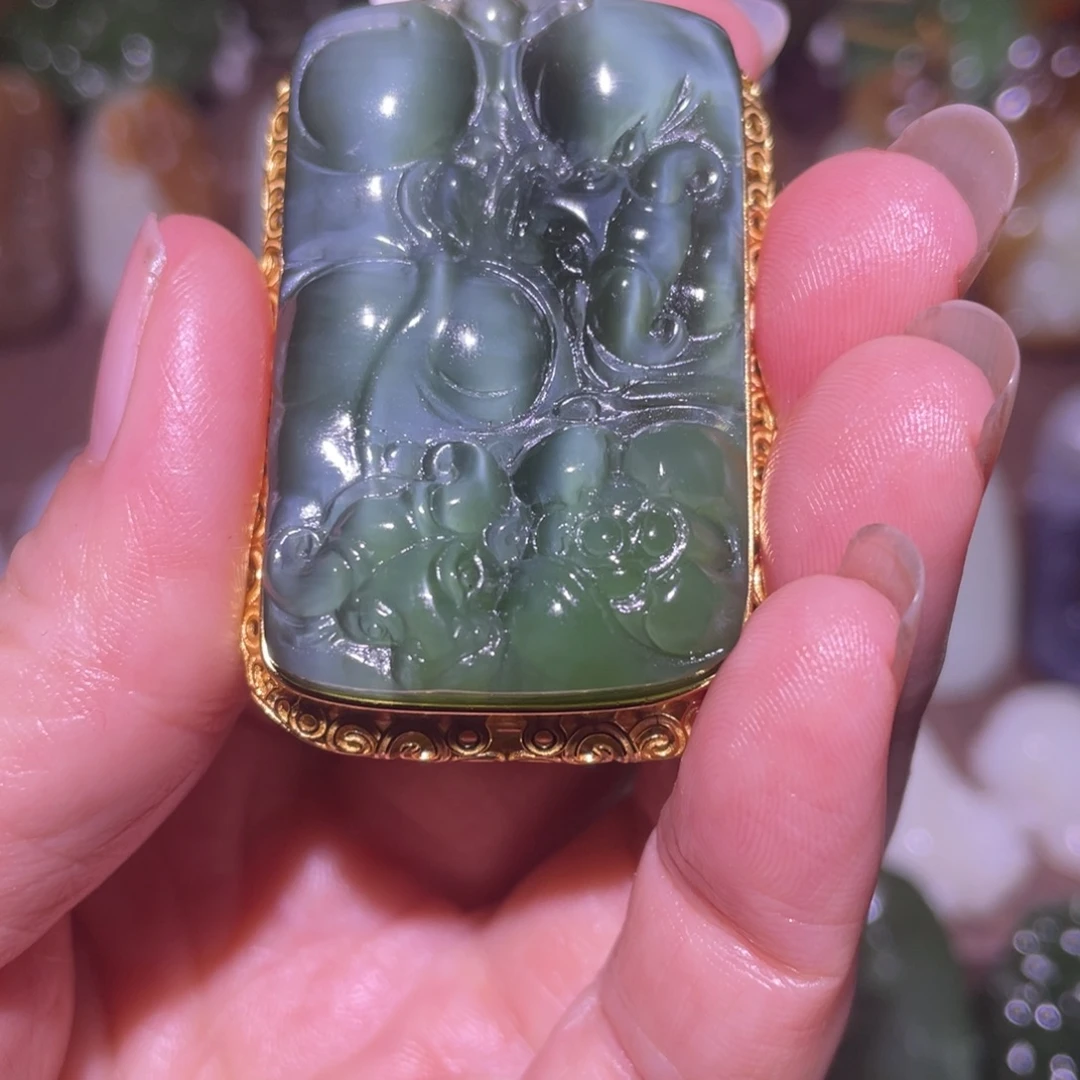 和田玉（碧玉）未镶嵌颈饰