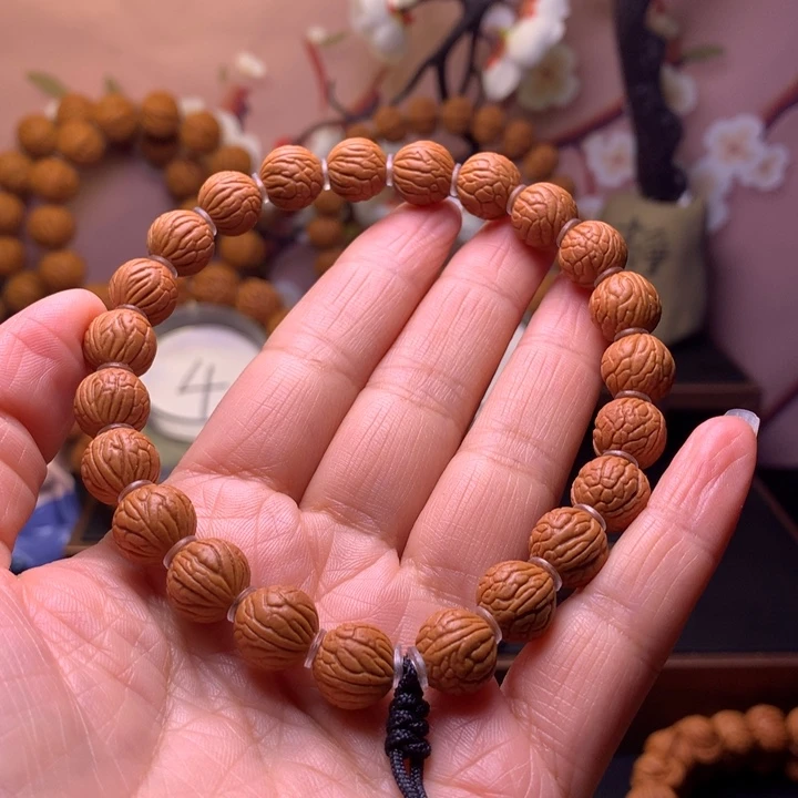 桃核手串龙纹桃核7