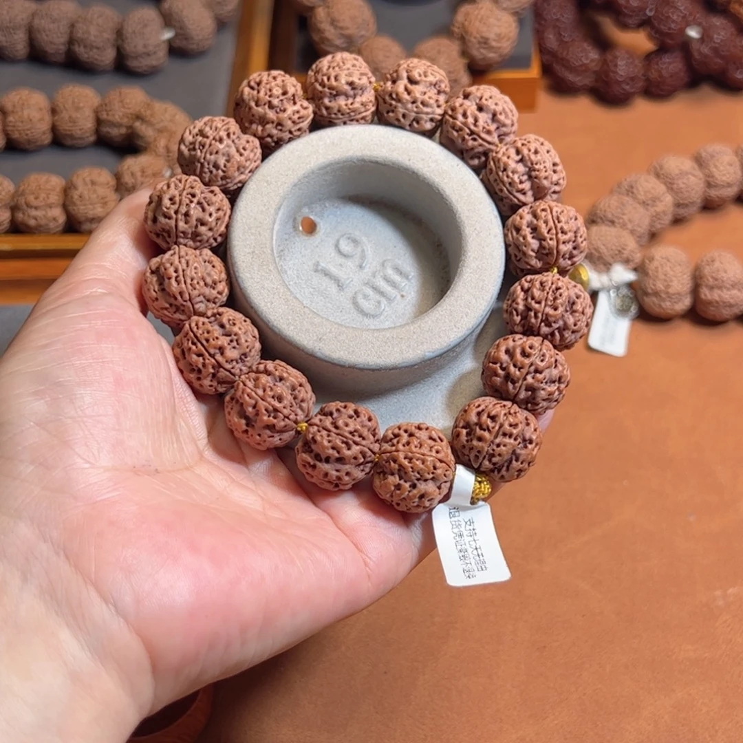 金刚菩提手串19梁高油高密大金刚菩提手串