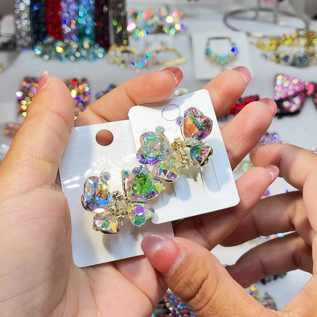 布艺铁合金发饰发夹发夹