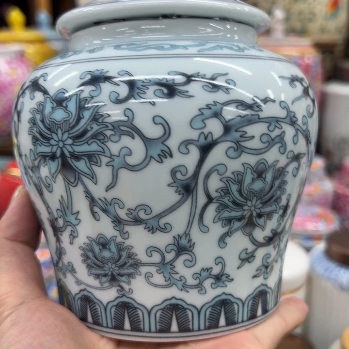 高端陶瓷茶叶密封罐