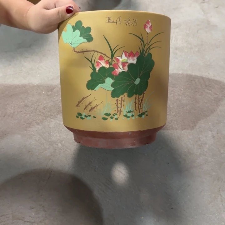 紫砂紫砂花盆破损补发高度23口径22单只