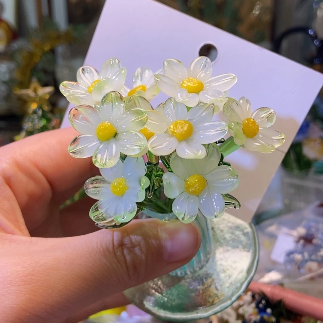 手工艺品琉璃小雏菊