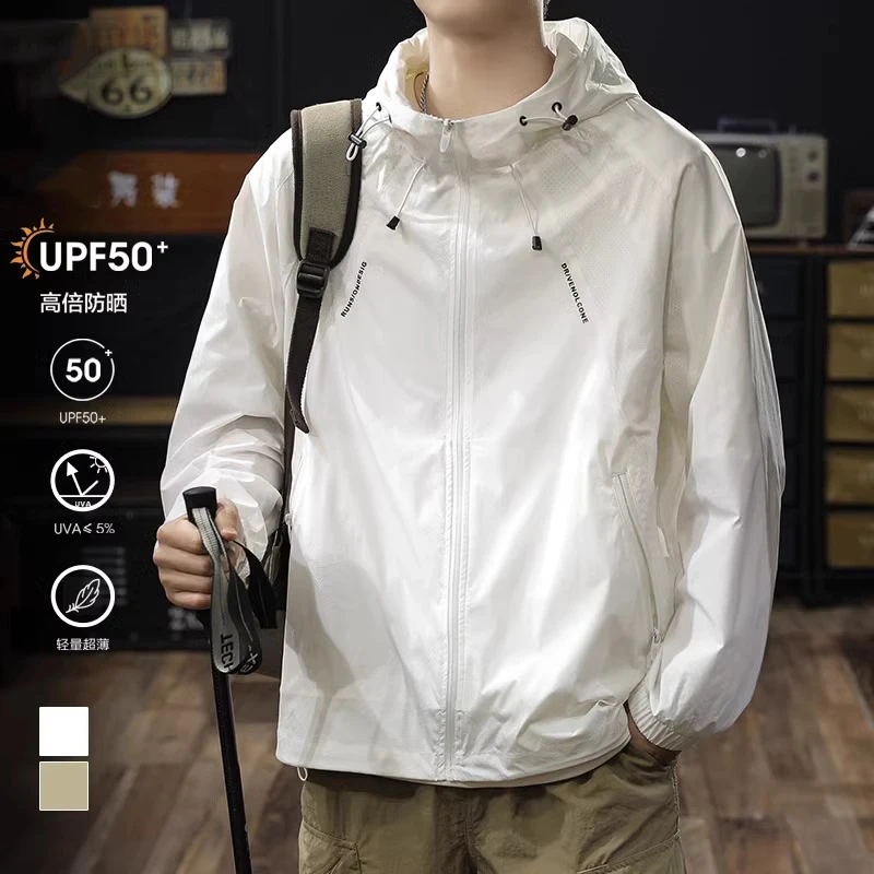 山系户外凉感透气防晒服男新款夏季防紫外线男士薄款防晒衣外套潮