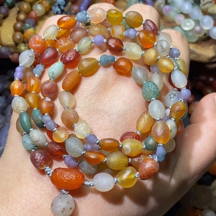 玛瑙/玉髓合金手链