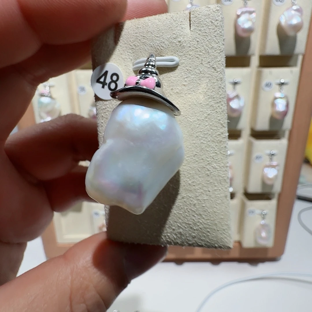 合金颈饰淡水珍珠