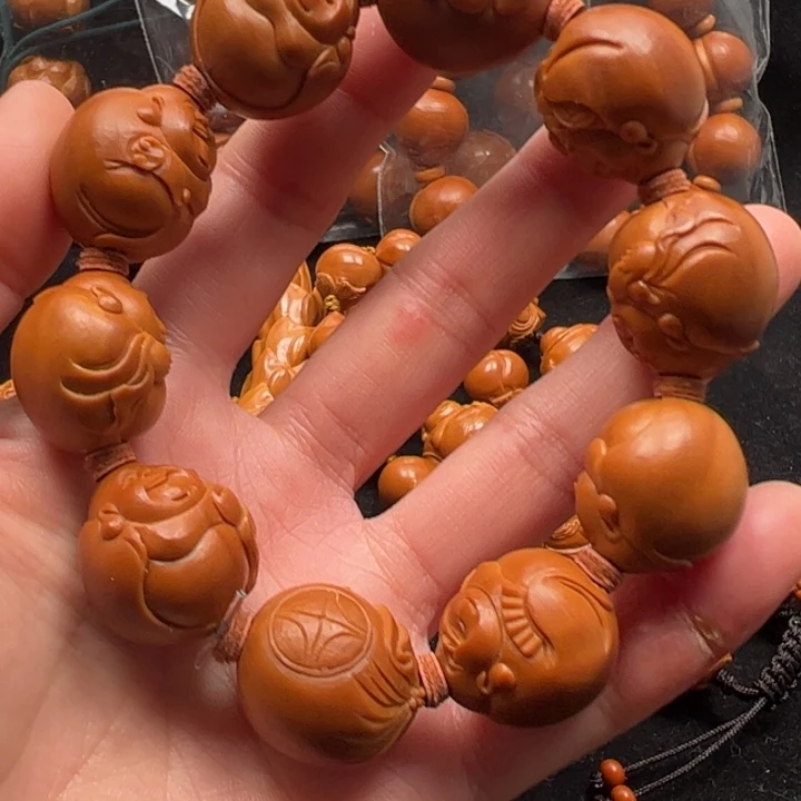 好***橄榄核吊坠19光背