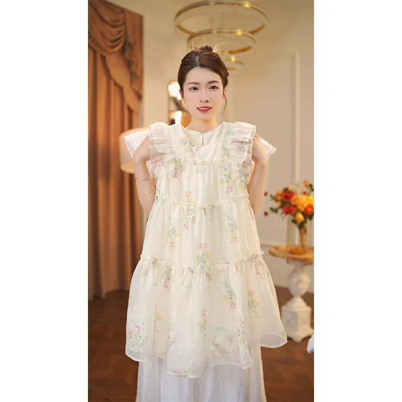 女童连衣裙2025新款夏季中大童女宝儿童夏款休闲裙子10106