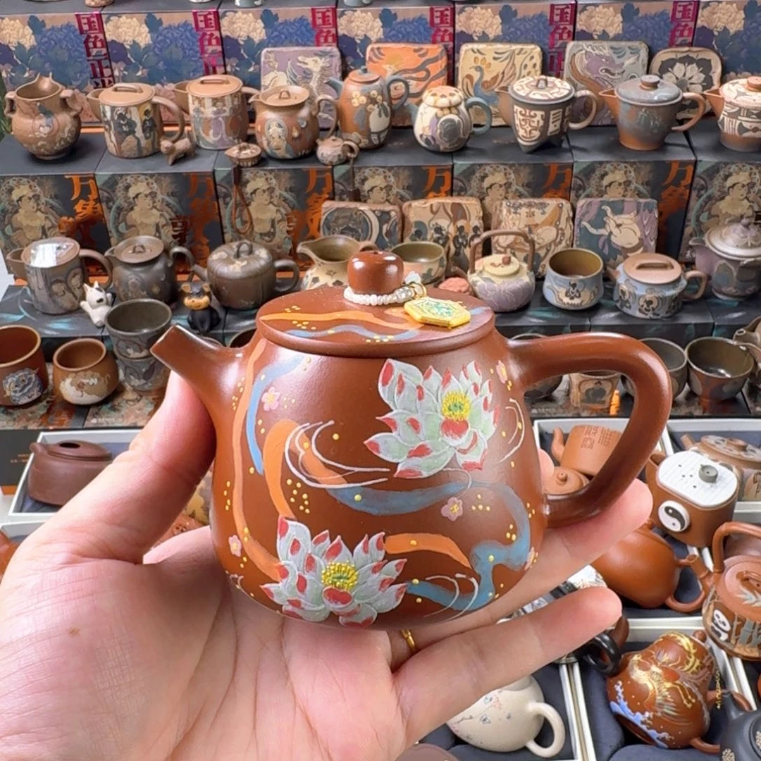 茶壶紫砂200cc原矿精工半手
