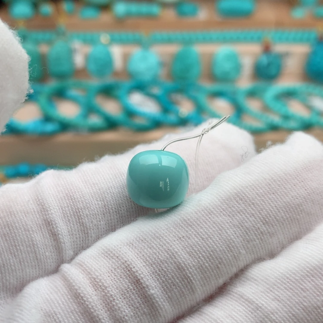 绿松石未镶嵌珠宝奇石12mm