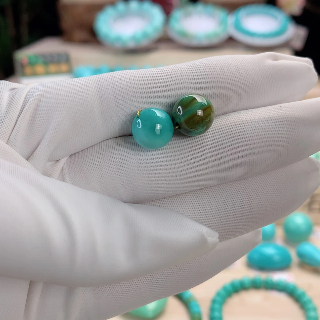 绿松石挂件未镶嵌囍