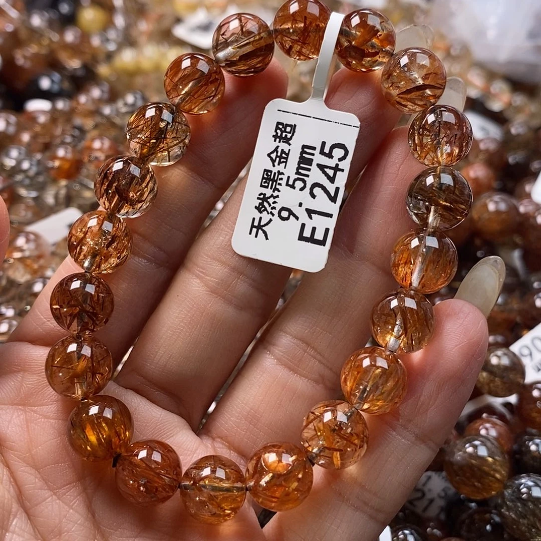 未镶嵌水晶手链水