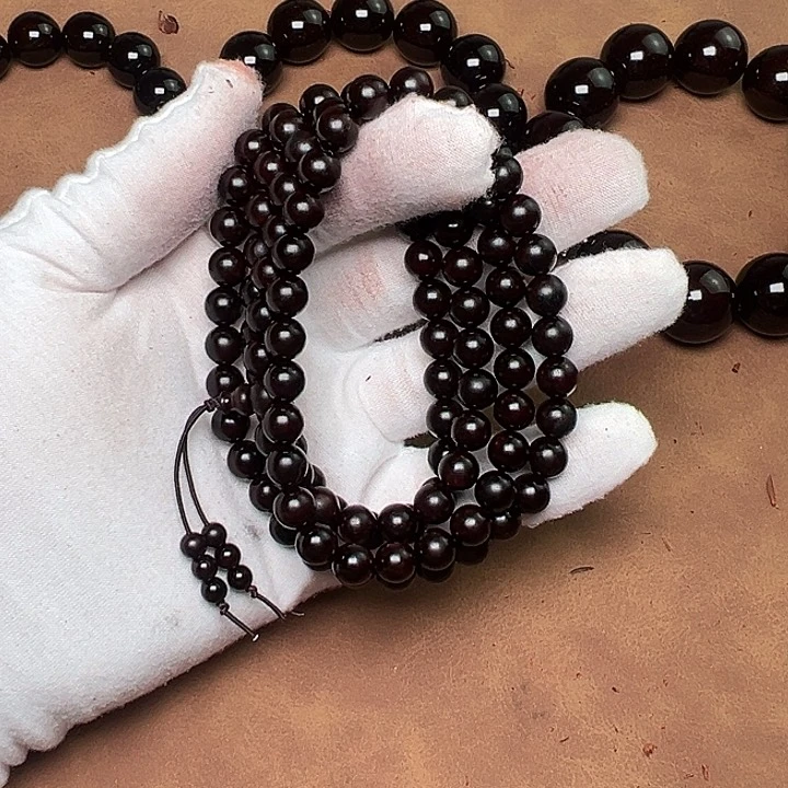 小叶紫檀手串/手链0.8*108