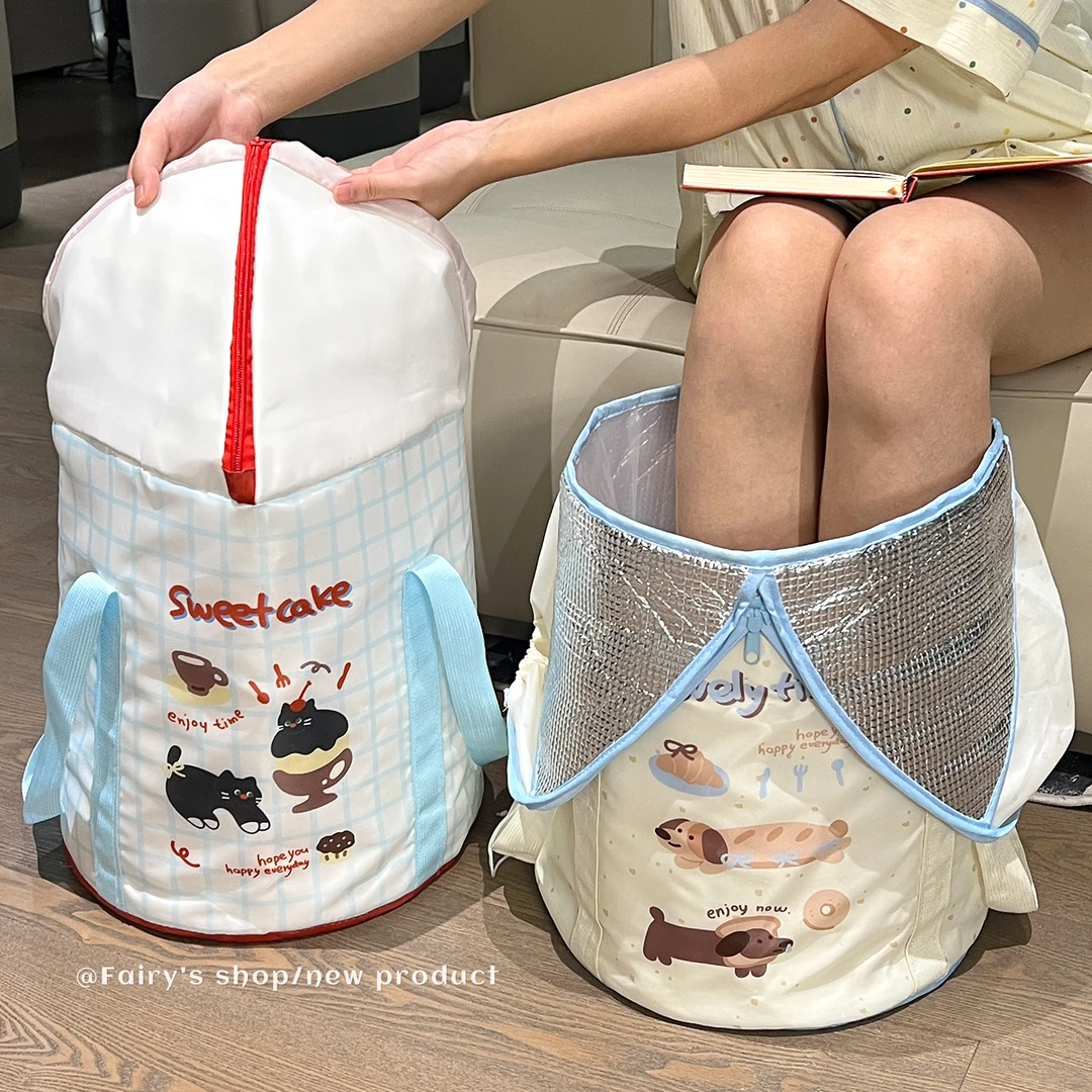 泡脚桶可折叠过膝足浴桶家用宿舍养生洗脚桶旅行便携高深桶泡脚袋