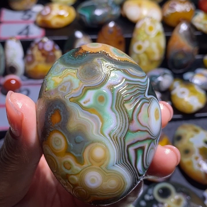 玛瑙/玉髓未镶嵌吊坠(不含链)162