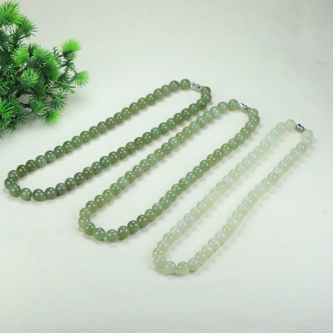 和田玉晴水卡10mm项链XL116多样性发其一