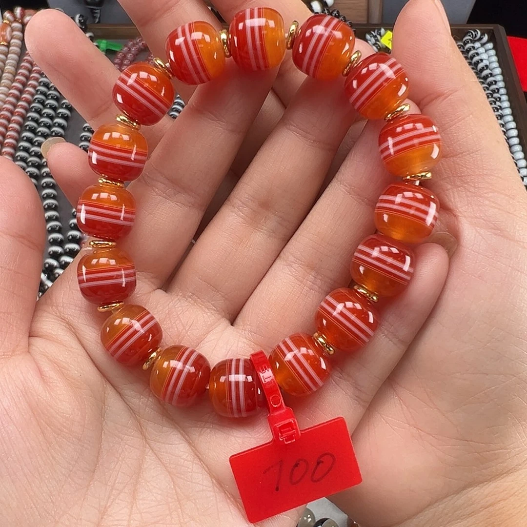 玛瑙/玉髓合金手链