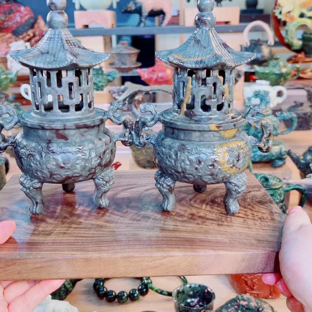 嘉***措天然石材手工雕刻