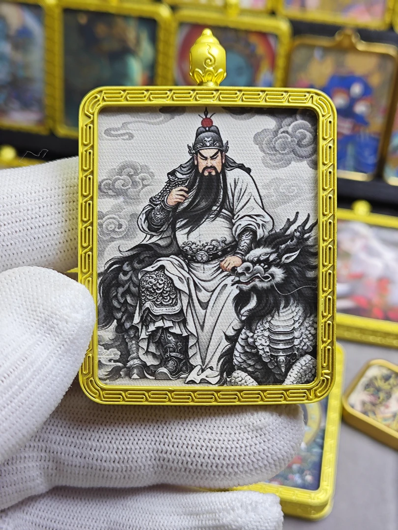 【吾藏】武财神关二爷唐卡卡