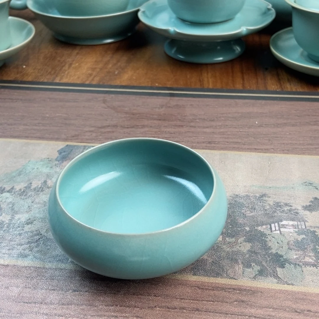 摆件原产地原矿汝瓷～茶器