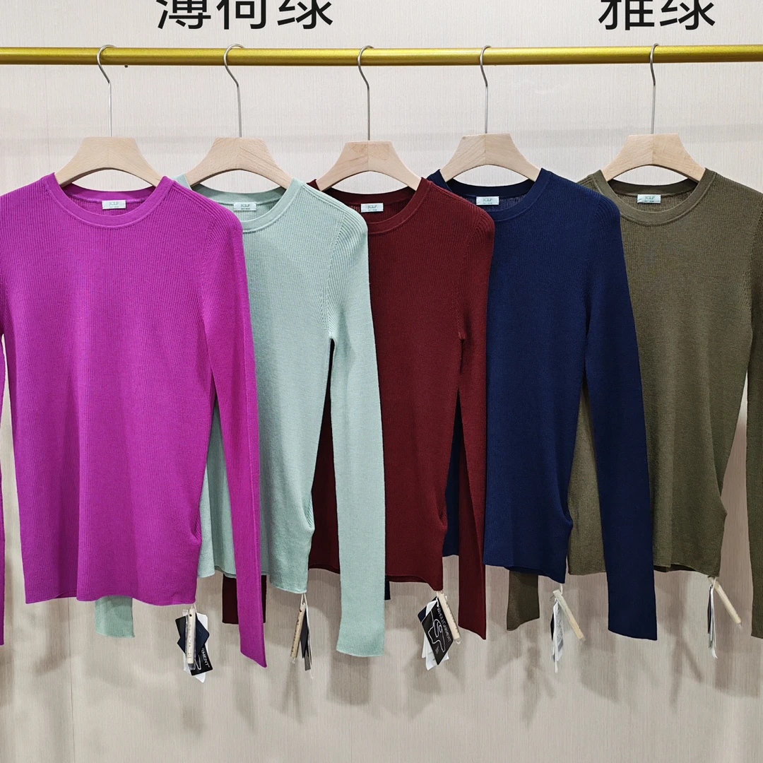 【Hua】J**P金纯良品2867-27秋冬百搭舒适修身保暖套头羊毛针织衫