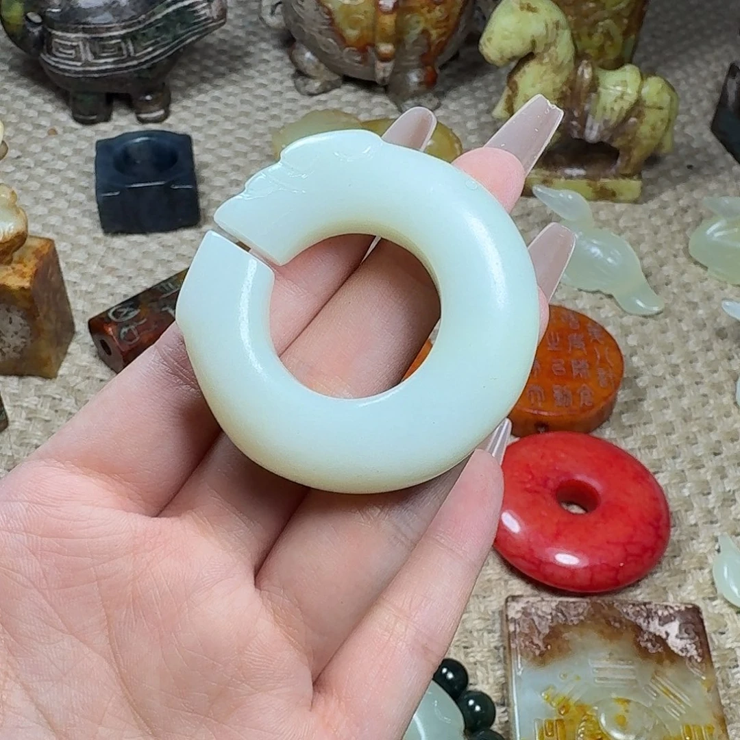 白玉菩提吊坠挂件