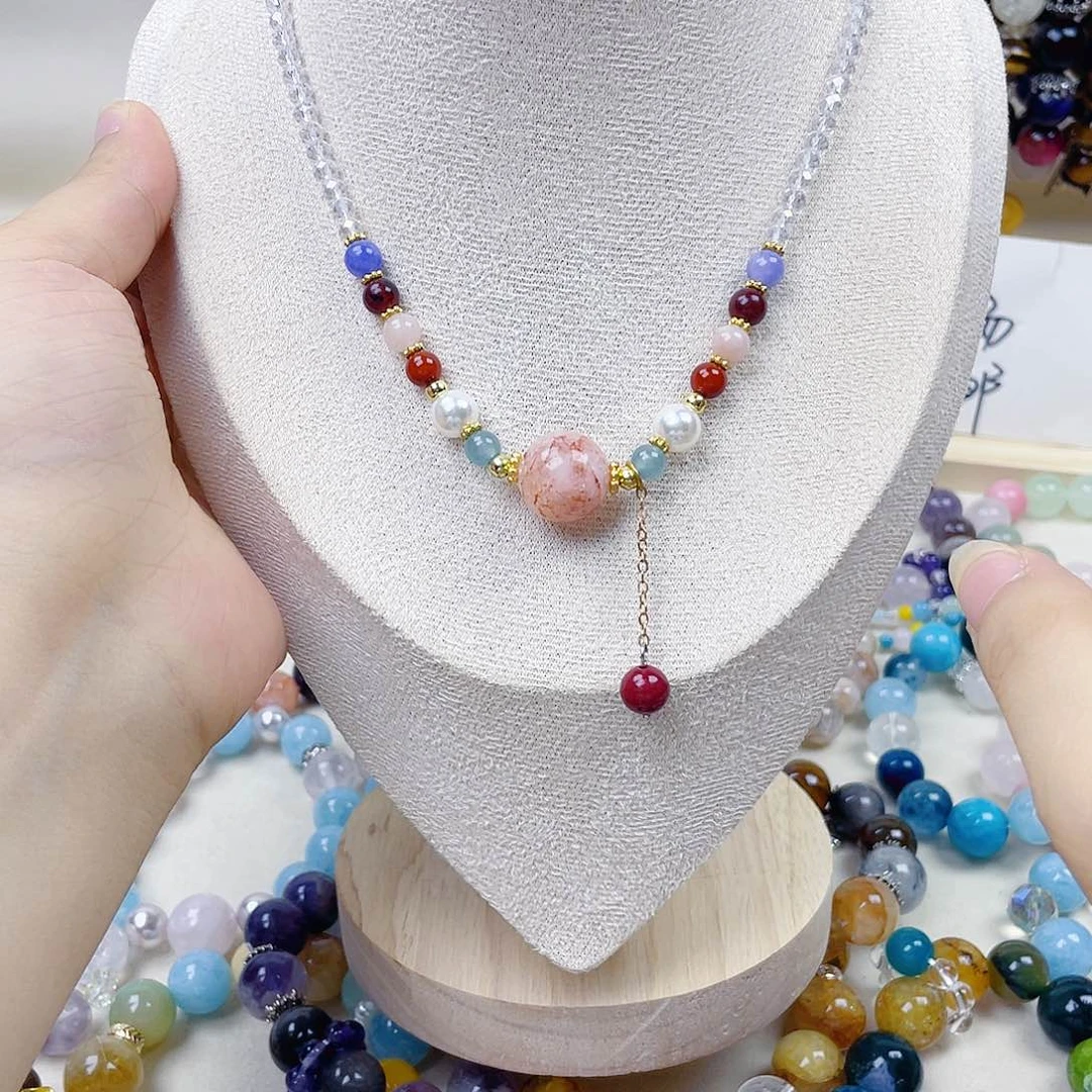 水晶手链银S925镶嵌