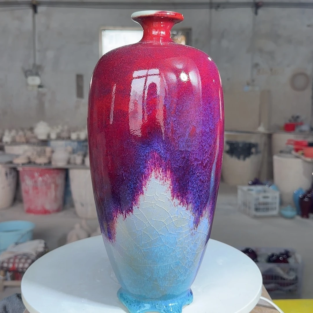 陶摆件郑家钧瓷摆件微瑕