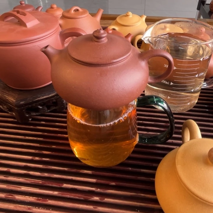 茶案紫砂紫泥小寒江120cc
