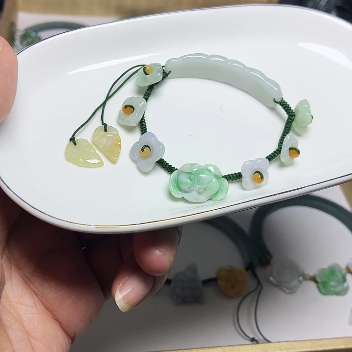 翡翠未镶嵌手链福利