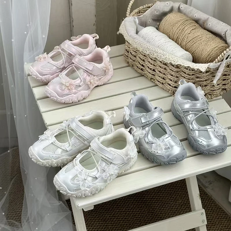 『FloralMesh』儿童凉鞋夏季软底透气玛丽珍运动童鞋  255303