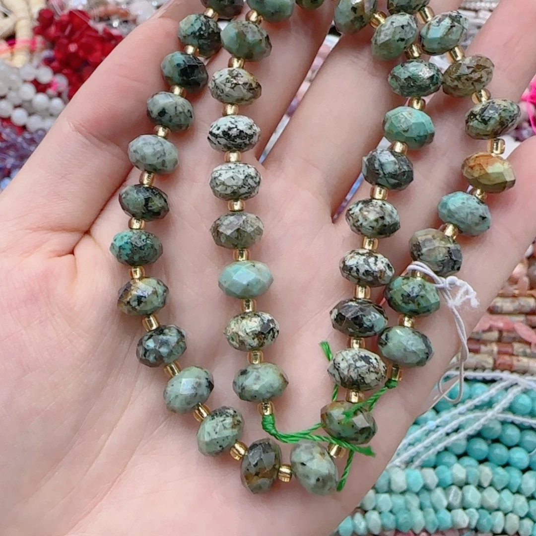 玛瑙/玉髓未镶嵌珠宝半成品一级非洲松切面一条卡十