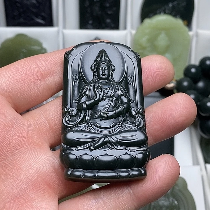 和田玉（青玉）未镶嵌颈饰