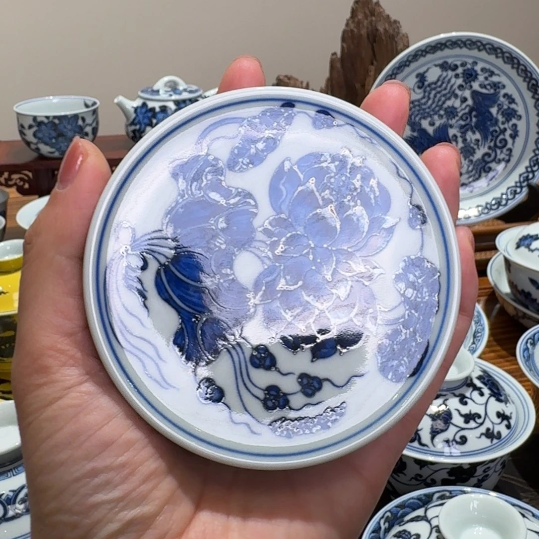 摆件湘****?景德镇雯华堂盖置