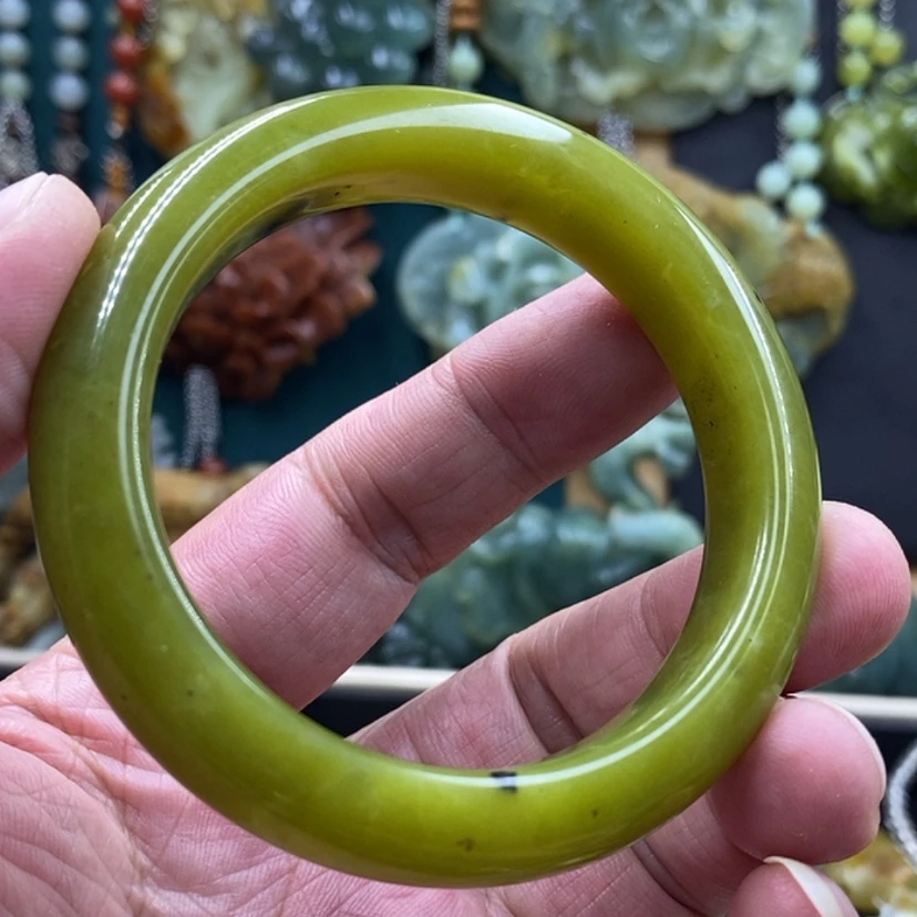 【闪购商品】未镶嵌岫玉手镯56