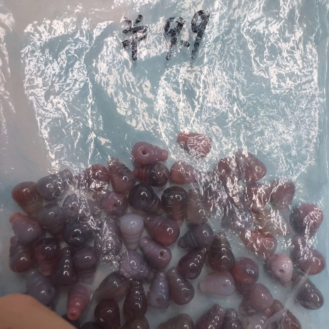 南红玛瑙配饰未镶嵌666默认多样性发其一粒尺寸颜色随机不退不换