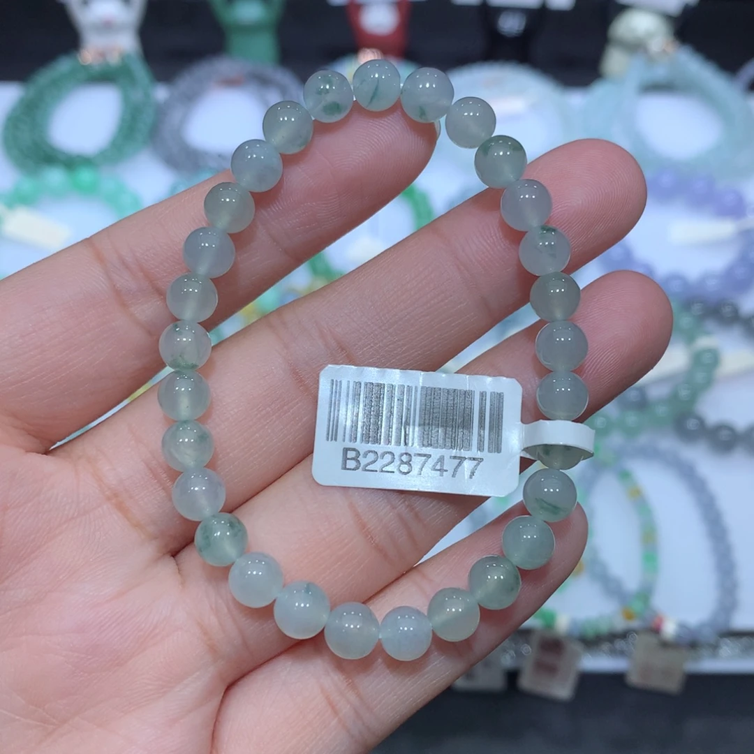 翡翠未镶嵌手串天然