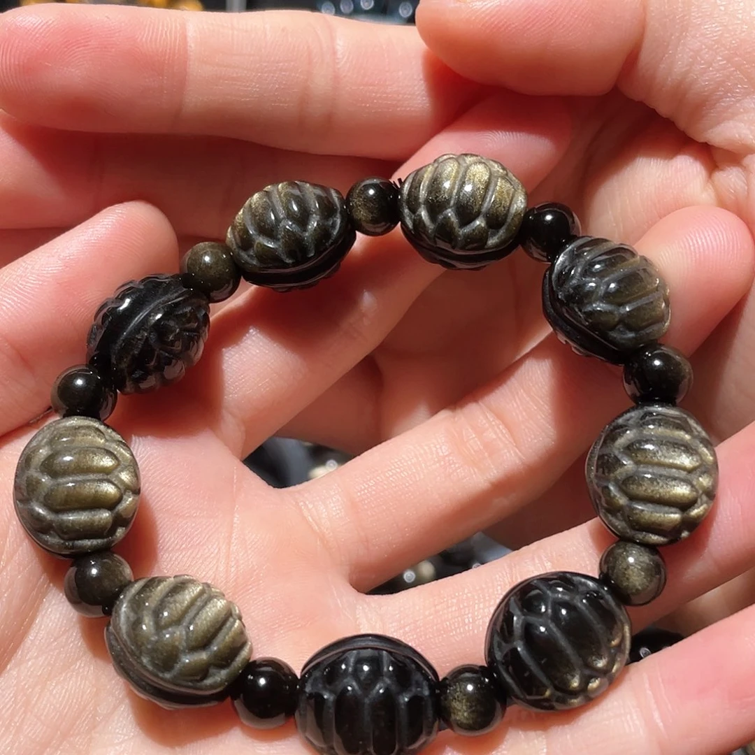 黑曜岩手链未镶嵌