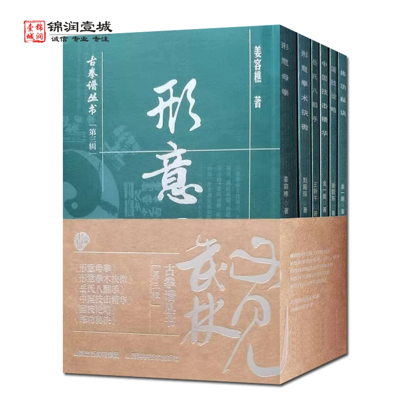 古拳谱丛书第三辑全六册 形意母拳 形意拳术抉微 岳氏八翻手