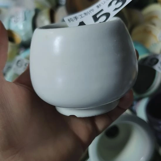 景德镇手工高温陶瓷：内5口高6.5微瑕