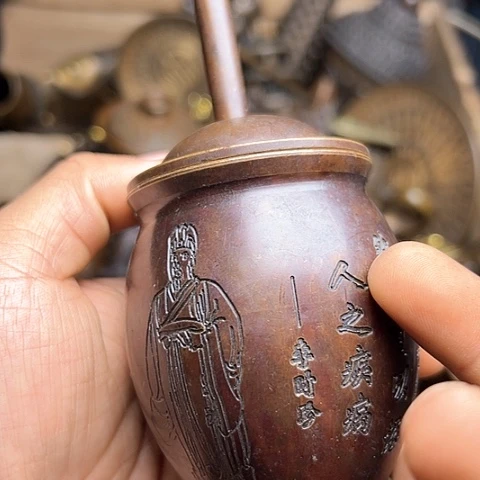 铜制工艺摆件把玩