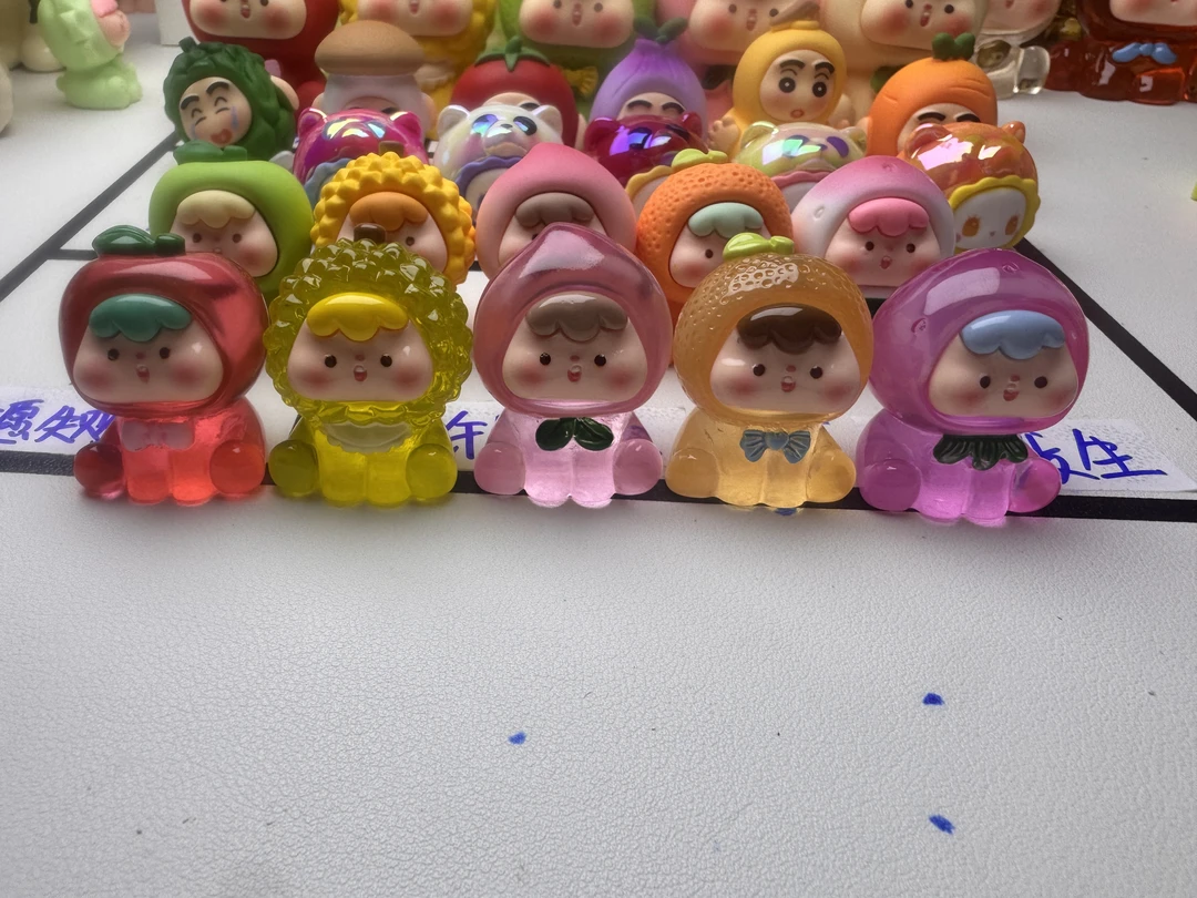 【直播拆】高透二代水果崽崽diy树脂摆件