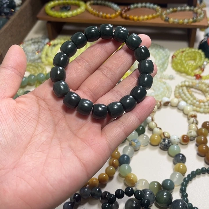 和田玉未镶嵌手链