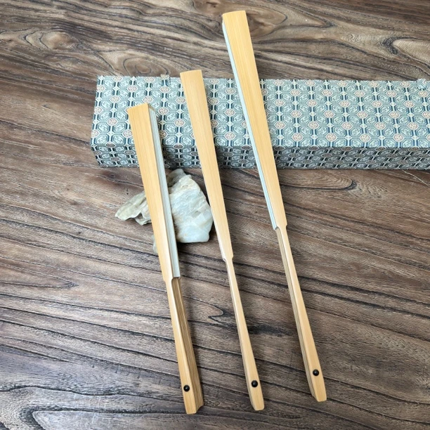 古方头玉竹折扇7/8/9.5寸18方，刮棱刮宓贴梁手感舒适流行复古扇子