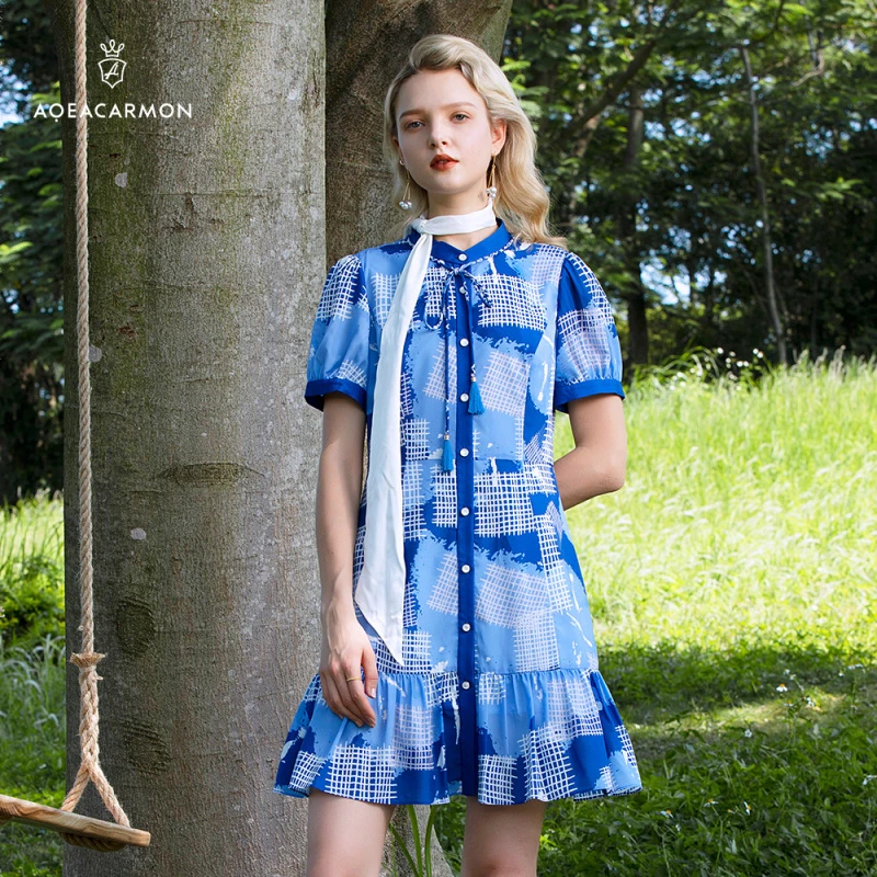 雅格上美 春季女士连衣裙 A21CF69S35