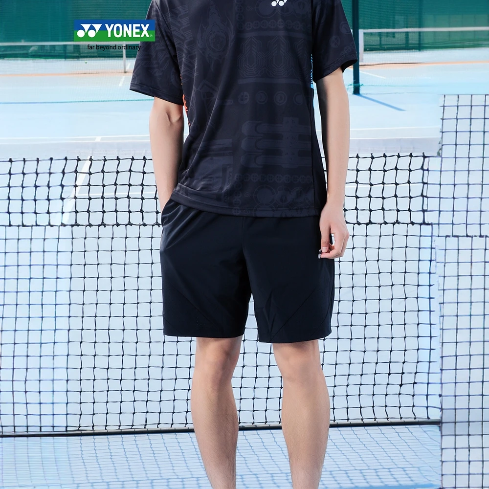 YONEX尤尼克斯网球服yy男款短裤速干运动裤比赛羽毛球短裤五分裤
